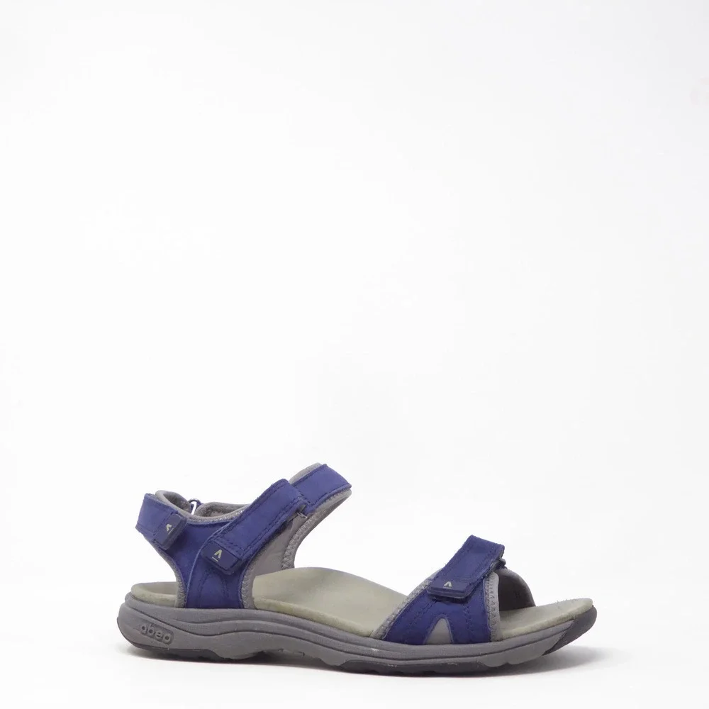 Abeo Goleta Women Sandals Blue Strappy Comfort 9 Neutral